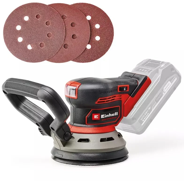 Einhell TP-RS 18/32 Li BL - Solo Floor sander 24000 RPM Juodas, Raudona