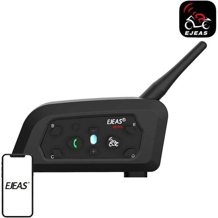 EJEAS V6PRO+ motociklo laisvų rankų įranga