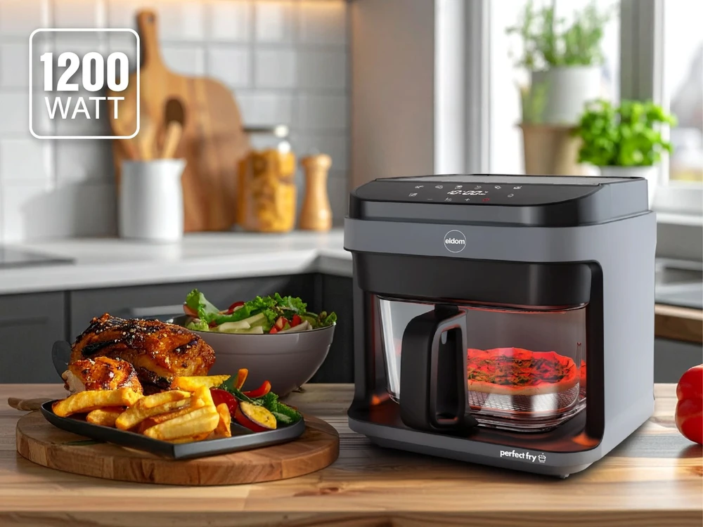 Gruzdintuvė ELDOM FR500 AIR FRYER GLASS CONTAINER 5.5 L