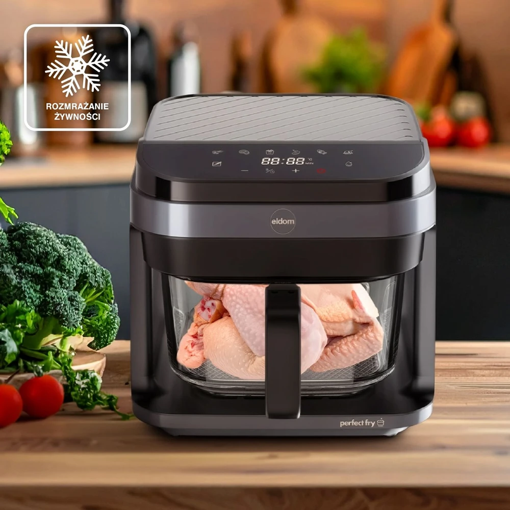Gruzdintuvė ELDOM FR500 AIR FRYER GLASS CONTAINER 5.5 L