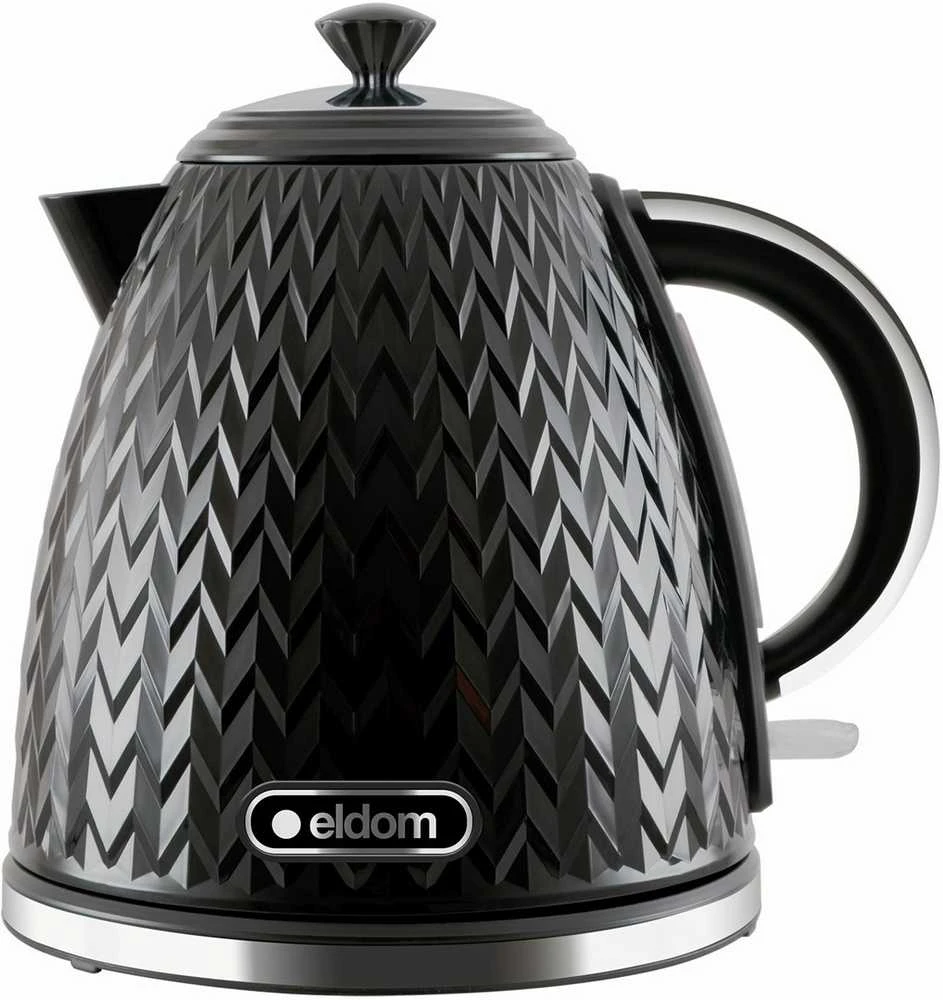 Elektrinis Virdulys - ELDOM NELA, 1,7 L, 2000 W, Juodas