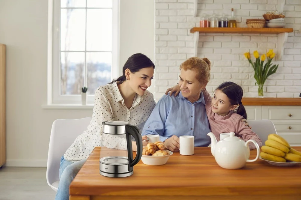 Virdulys ELDOM C420 KETTY GLASS CORDLESS KETTLE 1.7 L 2200 W