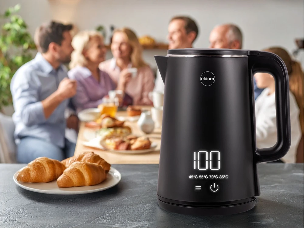 ELDOM C515C Cordless Virdulys 1.8 L 2000 W Juodas
