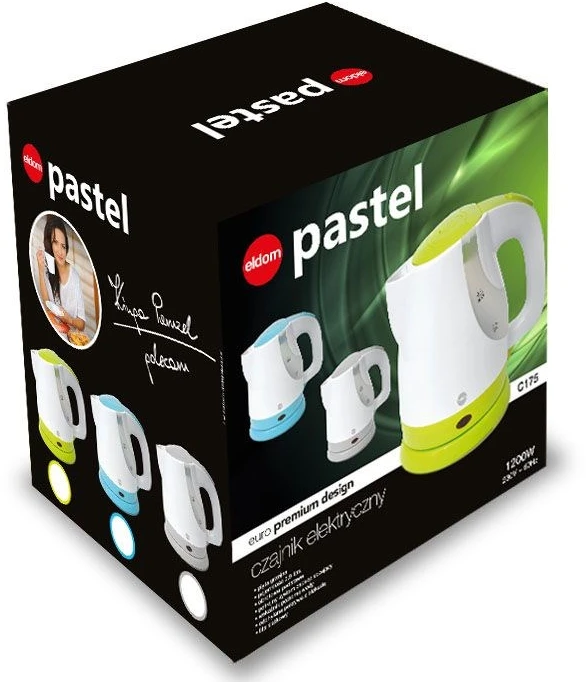 ELDOM C185 C TRIPO CORDLESS KETTLE 0.8 L 1000 W Juodas