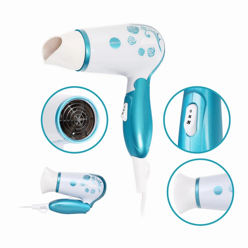 ELDOM HT82N HAIR DRYER 1400W Mėlynas
