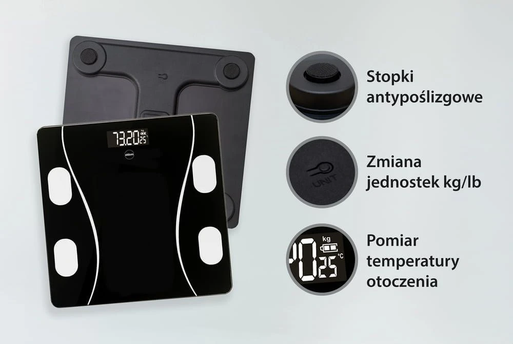 Svarstyklės SMART PERSONAL SCALE ELDOM TWO610