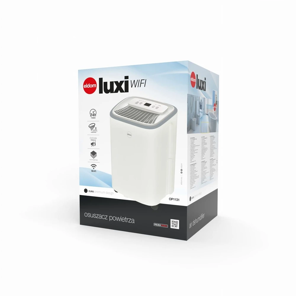 ELDOM OP1131 LUXI WIFI DEHUMIDIFIER Baltas