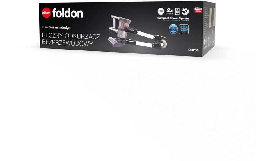 Dulkių siurblys Eldom OB200 Foldon sidabrinė