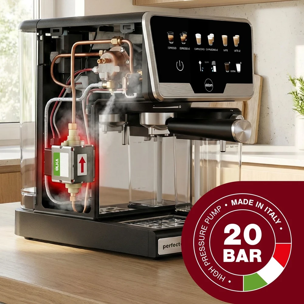 Kavos aparatas ELDOM PRESSURE COFFEE MACHINE ECK1 1.7 L 20 BAR