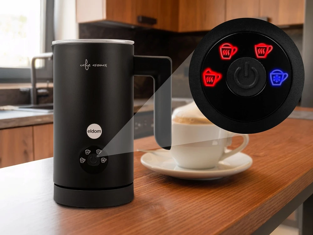 ELDOM SI560C MILK FROTHER Juodas