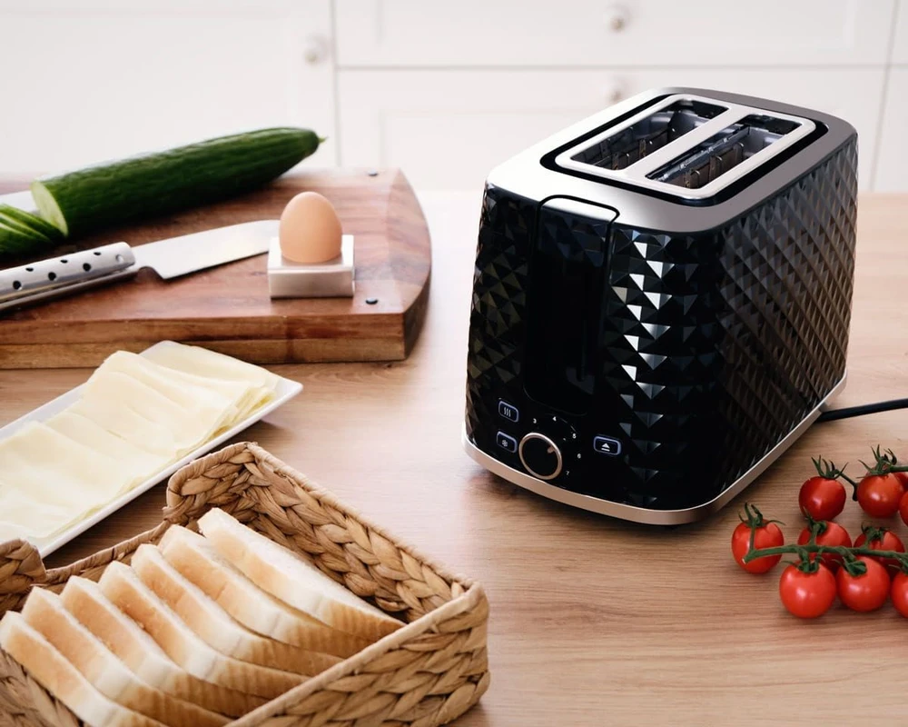 Skrudintuvas TO280C ELDOM Toaster TOSTI, bun rack, defrost system, juodas