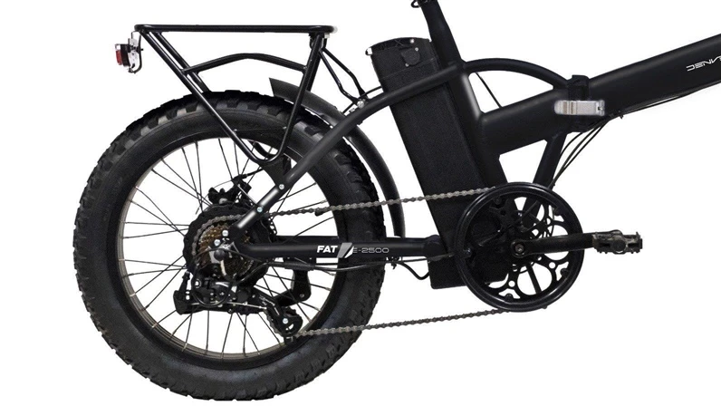 Electric bicycle Denver E2500. 20". 250 W. 10.4 Ah. juodas