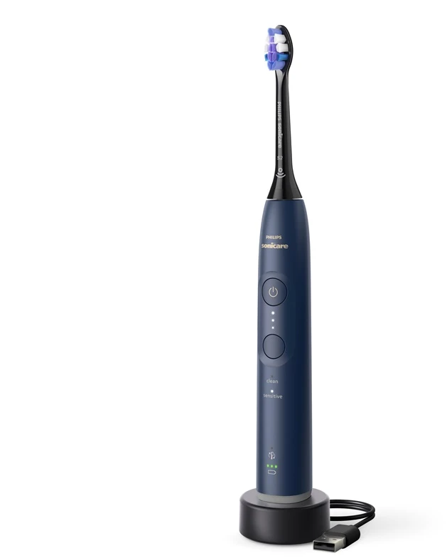 Electric dantų šepetėlis Philips HX7403/07. deep mėlynas col.