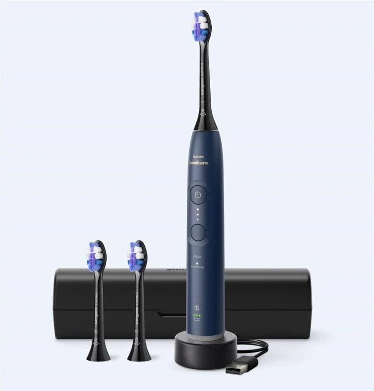 Electric dantų šepetėlis Philips HX7403/07. deep mėlynas col.