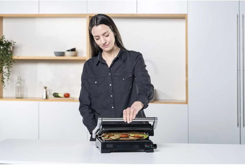 Black & Decker juodas+decker Electric grill Juodas & Decker BXGR2200E (2200W)