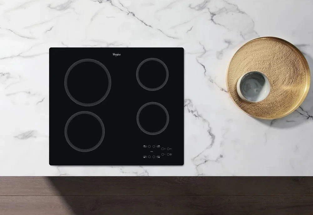 Whirlpool AKT 801/NE kaitlentė Juodas Įmontuojama 58 cm Keraminė kaitlentė 4 zona(s)
