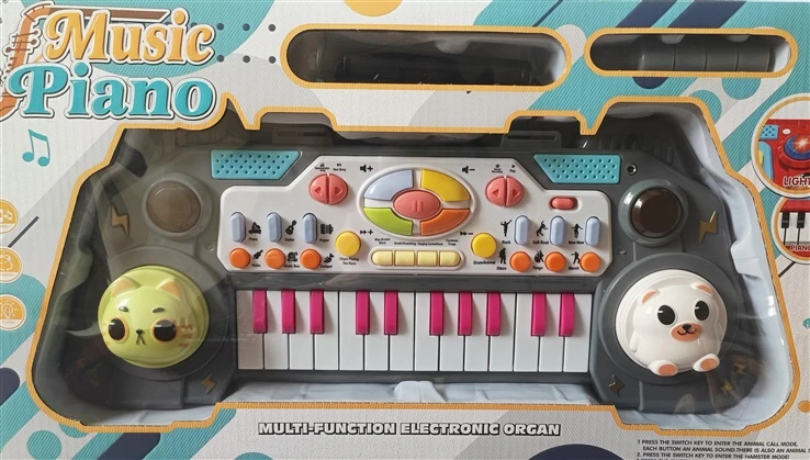 Nežinomas Elektrinis pianinas su mikrofonu Music Piano 8828