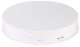 Puluz 30 cm USB elektrinis besisukantis patefonas baltas