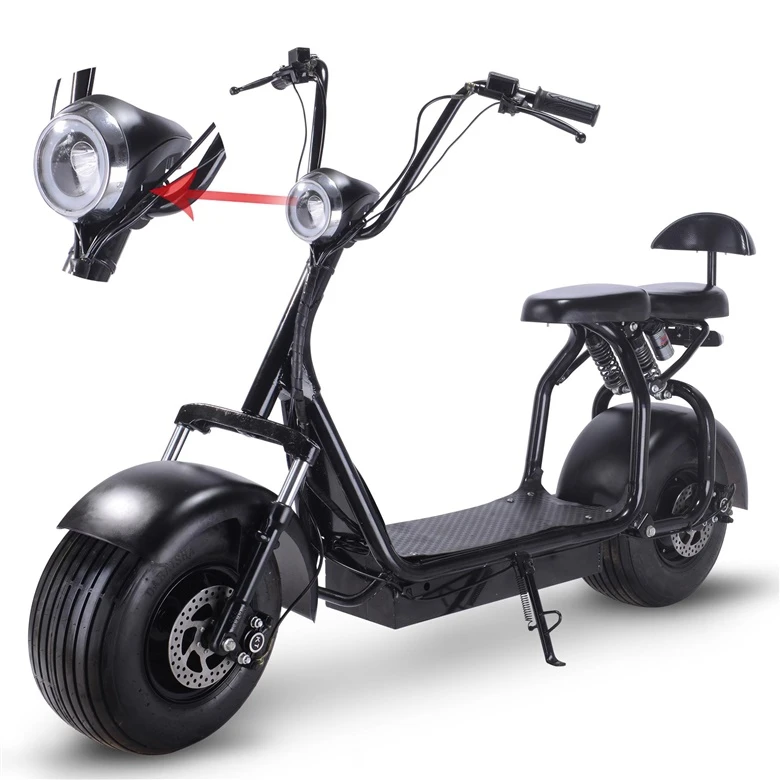 Elektrinis motoroleris QS-02, 1 kW