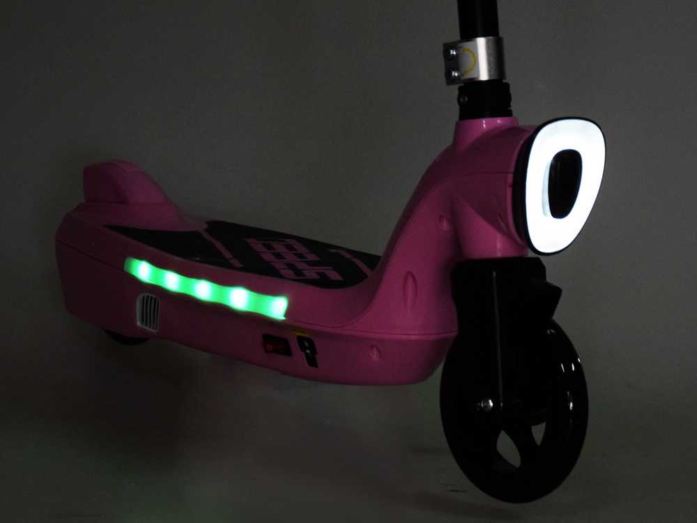 Jokomisiada Elektrinis motoroleris LED apšvietimas SP0737