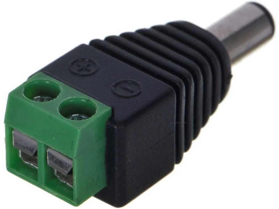 Kita Kištukas maitinimo kabeliui 5,5mm (M) su prisukamomis jungtimis 1 vnt.