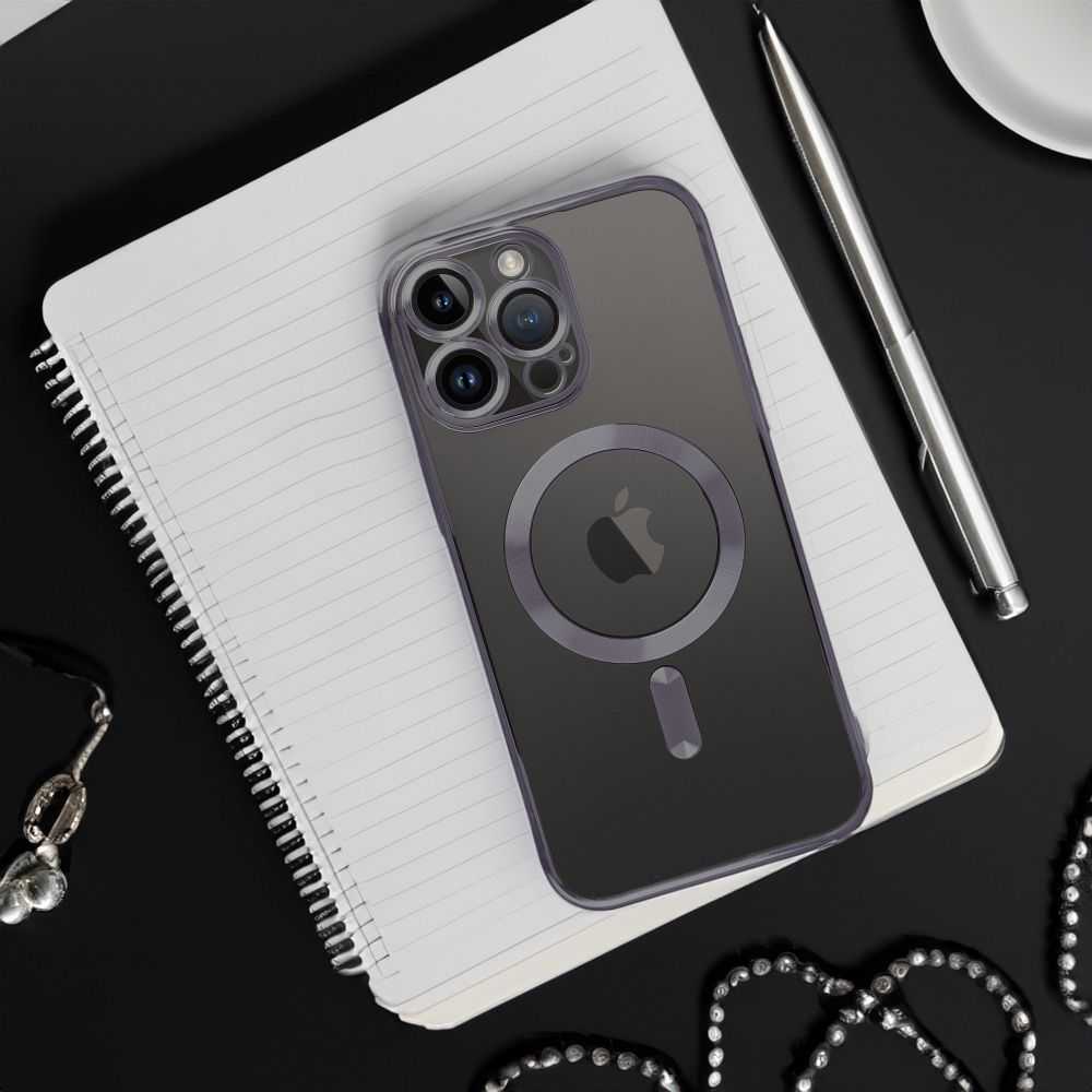 Oem Originalus dėklas, skirtas „iPhone 17 Pro / 18 Pro“ (žemas kameros kraštas), „Electro Mag“ dėklas, suderinamas su „MagSafe“ (juodas)