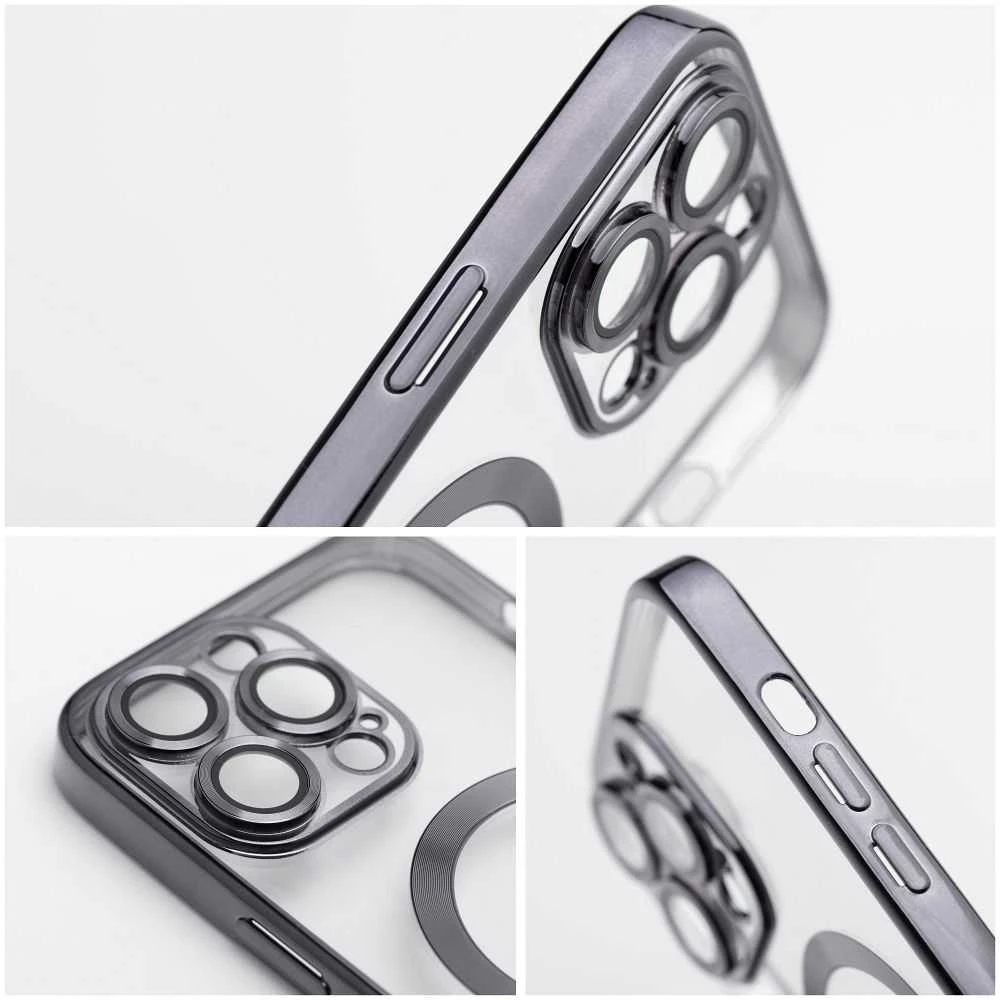 Oem Originalus „iPhone 16e“ (SE 4 2025) / 17e dėklas, suderinamas su „MagSafe“ ir juodas.