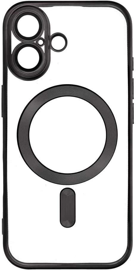 OEM dėklas, skirtas iPhone 17, Electro Mag dėklas, suderinamas su MagSafe juodas