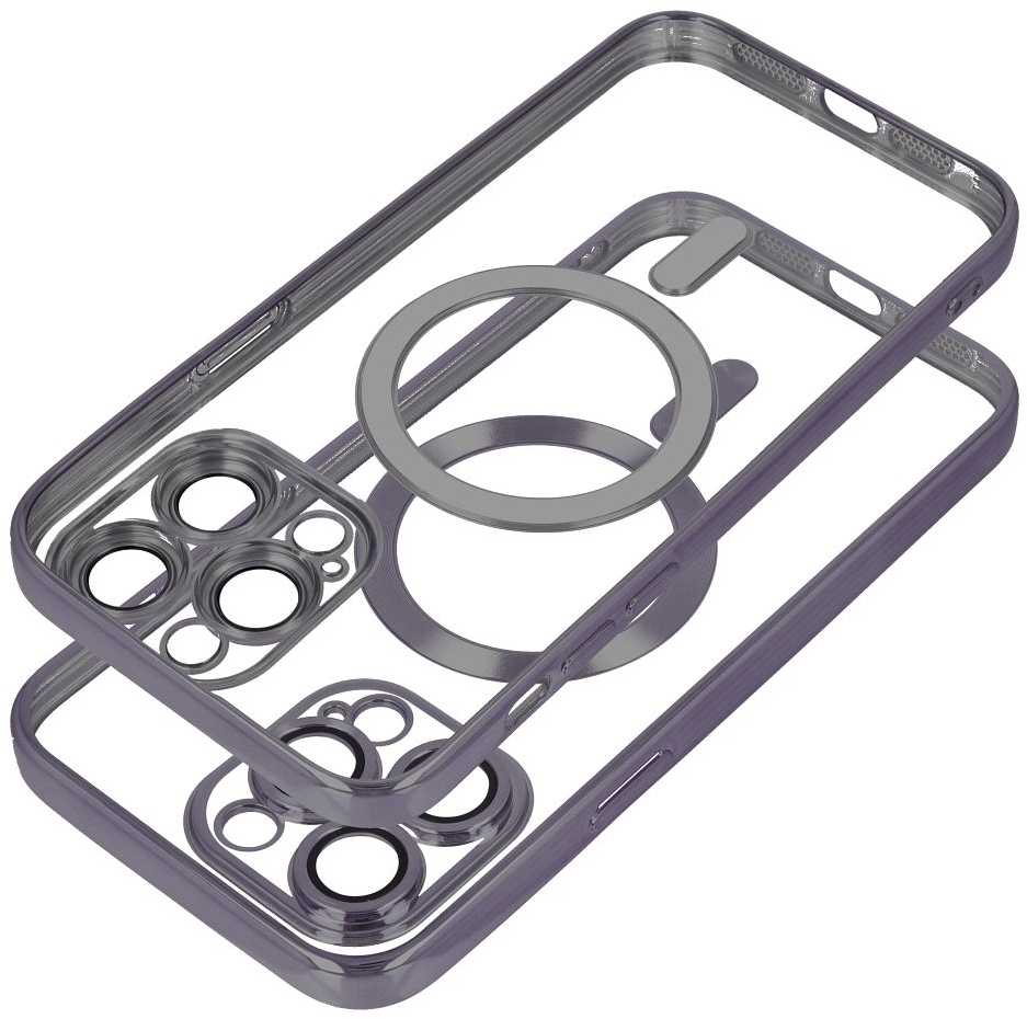 Oem Originalus dėklas, skirtas „iPhone 17 Pro / 18 Pro“ (žemas kameros kraštas), „Electro Mag“ dėklas, suderinamas su „MagSafe“ (juodas)