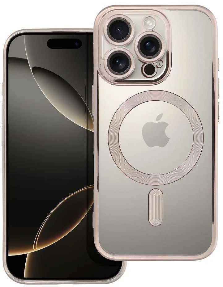 Oem Originalus „iPhone 16 PRO“ dėklas, suderinamas su „MagSafe“ titano pilka spalva.