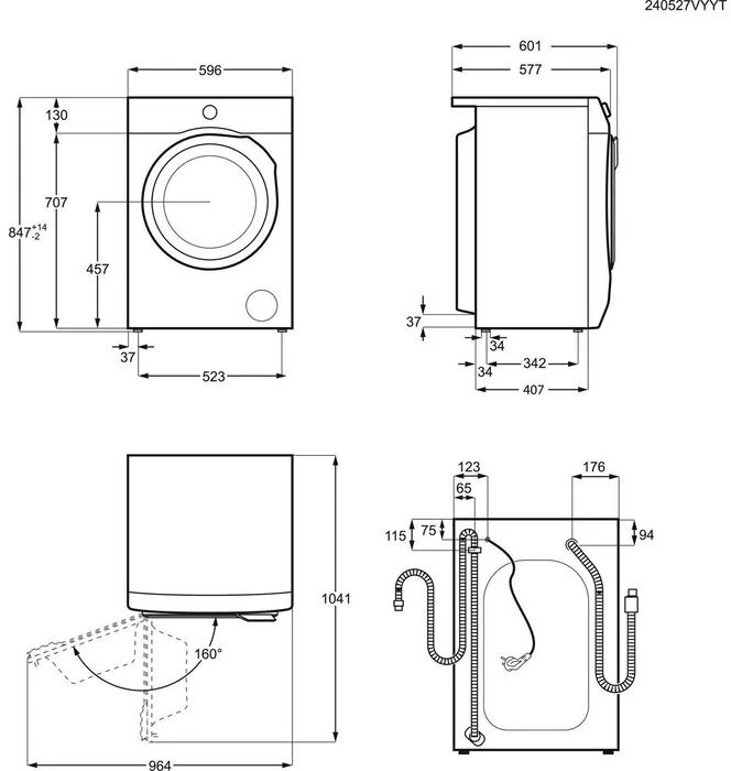 Skalbimo mašina „Electrolux EW2F528WP“