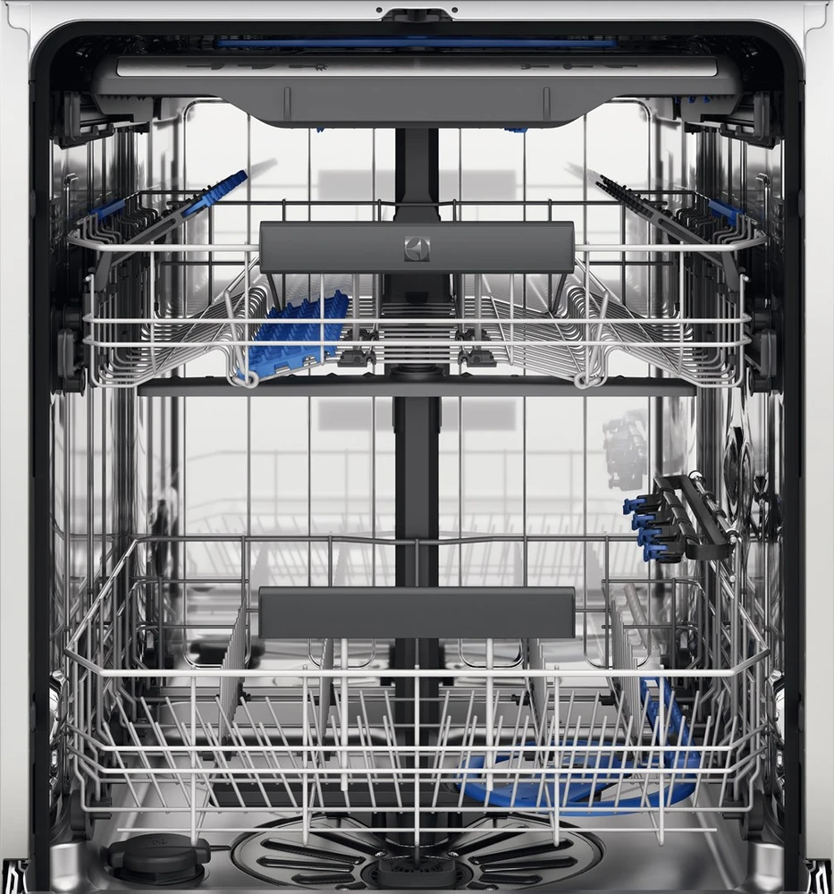 Įmontuojama Electrolux KEGB9405L 60 cm indaplovė, 15 vietų komplektų