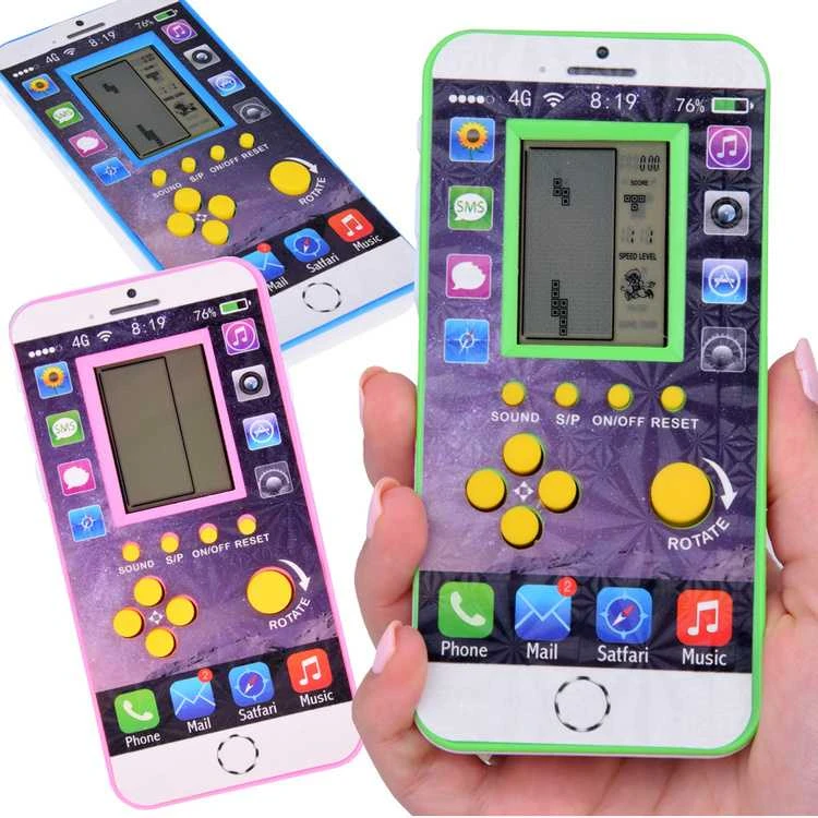 Jokomisiada Elektroninis žaidimas TETRIS kišeninė kultinio žaidimo „Tetris“ GR0211 versija