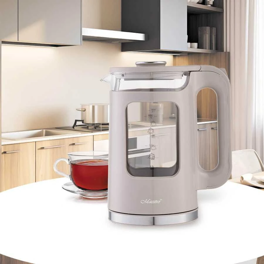 Maestro MR-065 electric virdulys 1.7 L 2200 W (MR-065-BEIGE) rusvai gelsvas