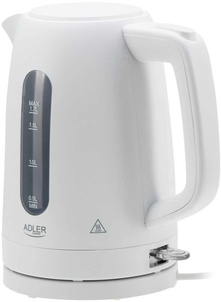 Adler Virdulys | AD 1379 W | Elektrinis | 2200 W | 1,7 L | Polipropilenas | 360° besisukantis pagrindas | Baltas