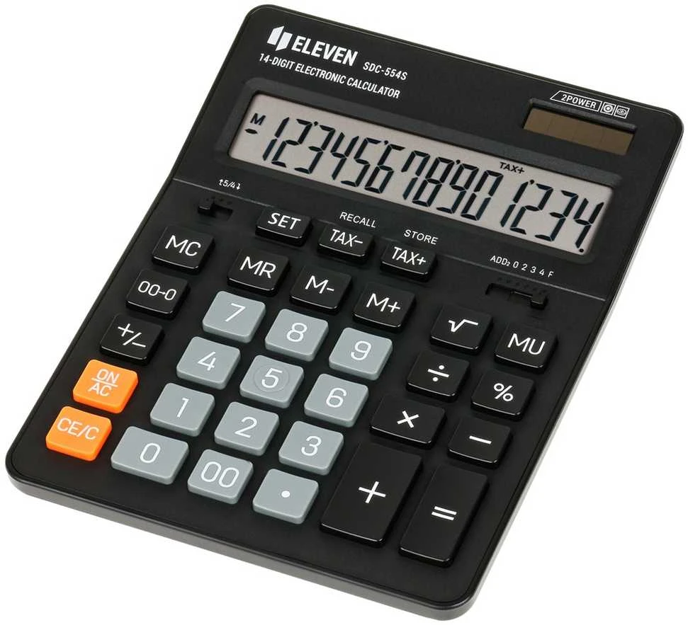 Inne ELEVEN desktop skaičiuotuvas SDC-554S juodas