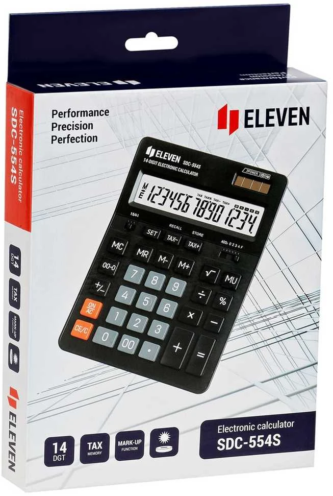 Skaičiuotuvas Inne ELEVEN SDC-554S pakuotėje