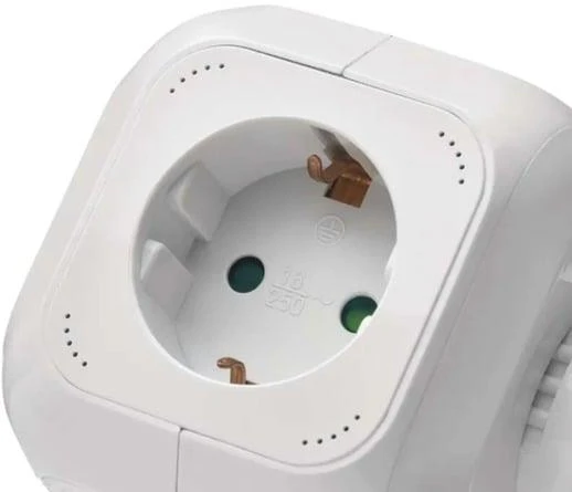 Emos EXTENSION 4SOCKETS Baltas 2XUSB-A 1.9M