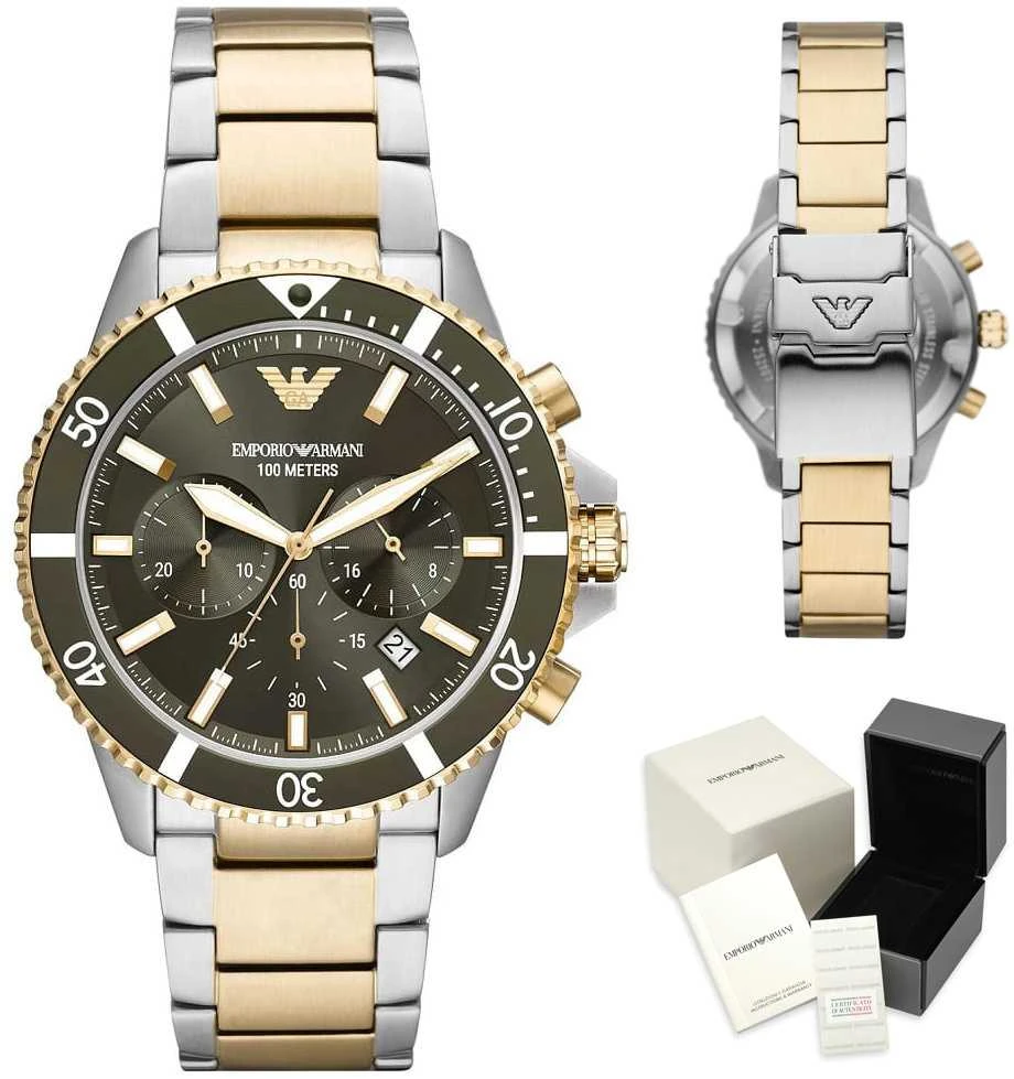 Laikrodis EMPORIO ARMANI AR11361 DIVER MEN'S WATCH (zi035c)