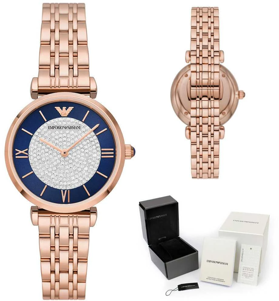 EMPORIO ARMANI AR11423 MOTERIŠKAS LAIKRODIS – GIANNI T-BAR (zi511c)