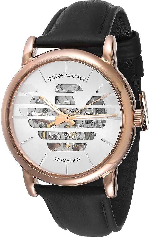 EMPORIO ARMANI LUIGI AUTOMATINIS VYRIŠKAS LAIKRODIS AR60031 + DĖŽUTĖ (zi062b)