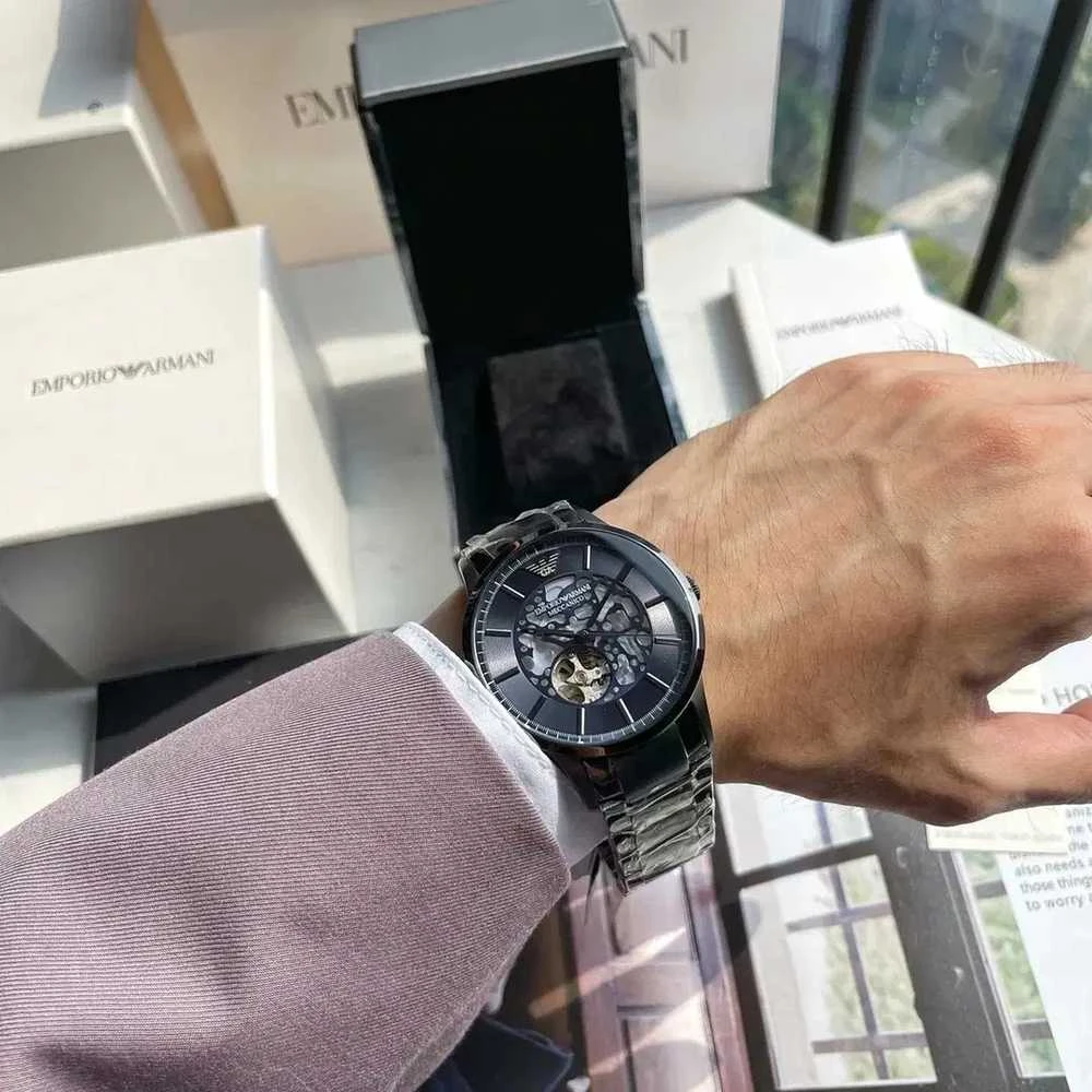 EMPORIO ARMANI RENATO AUTOMATIC vyriškas laikrodis AR60056 (zi058b)