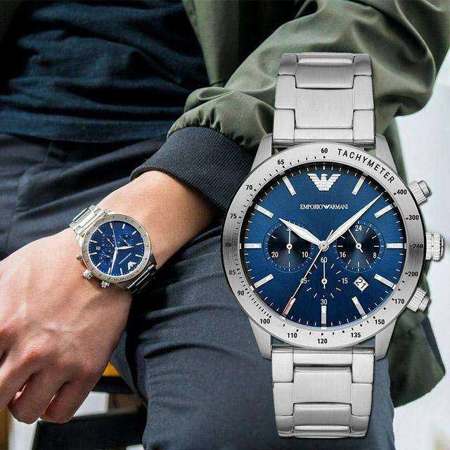Vyriškas laikrodis EMPORIO ARMANI AR11306 - MARIO (zi017b) + BOX