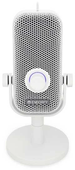 ENDORFY Solum Voice S Onyx Streaming baltas kondensatorinis mikrofonas |USB
