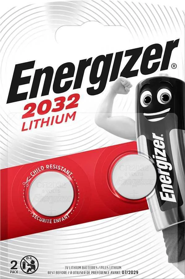 ENERGIZER LITHIUM CR2032 2PK
