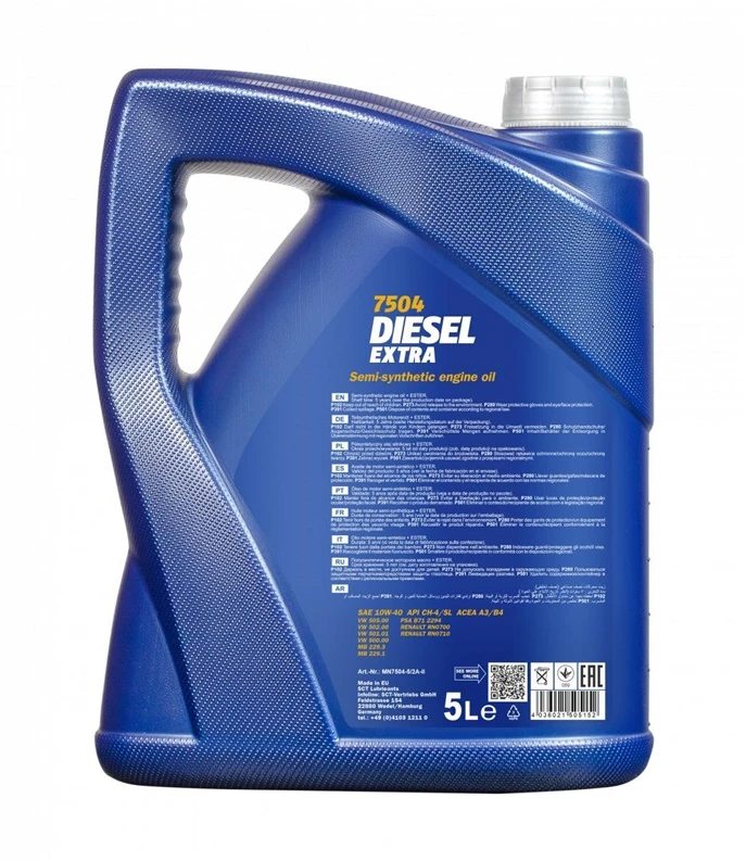 Mannol Alyva Diesel Extra 10W/40 varikliams 5 L