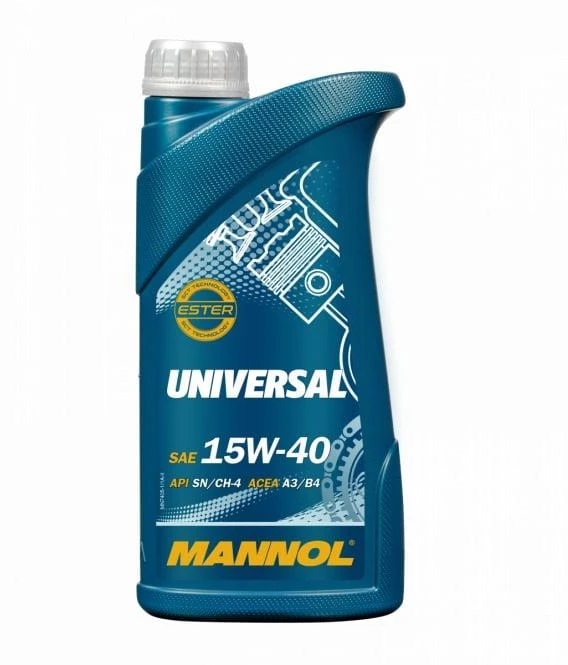 Automobilio variklio tepalas Mannol Universal, 15W-40, 1 l