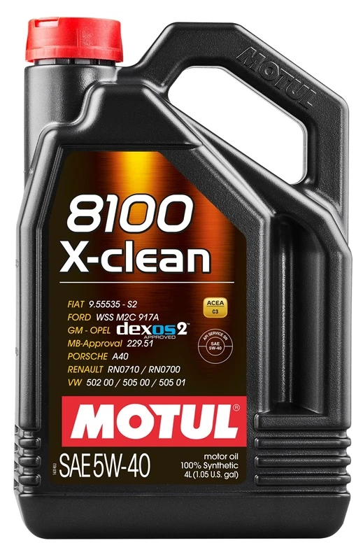 Alyva MOTUL 8100 X-clean 5W40 4ltr (104720)