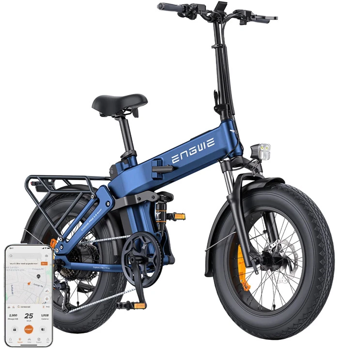 Sulankstomas elektrinis dviratis ENGWE, ENGINE PRO 3.0 BOOST, mėlynas, 250W