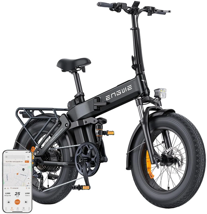 Sulankstomas elektrinis dviratis ENGWE, ENGINE PRO 3.0 BOOST, juodas, 250W